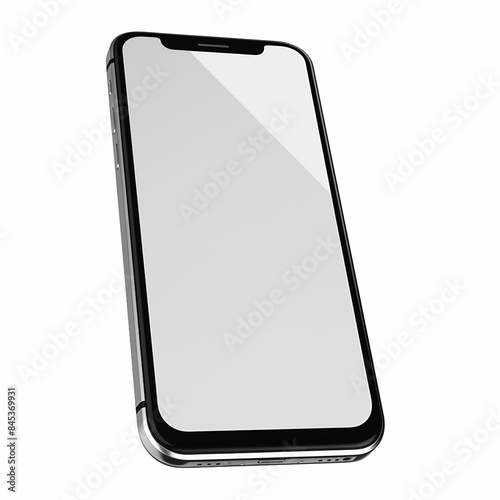 smartphone isolated on white