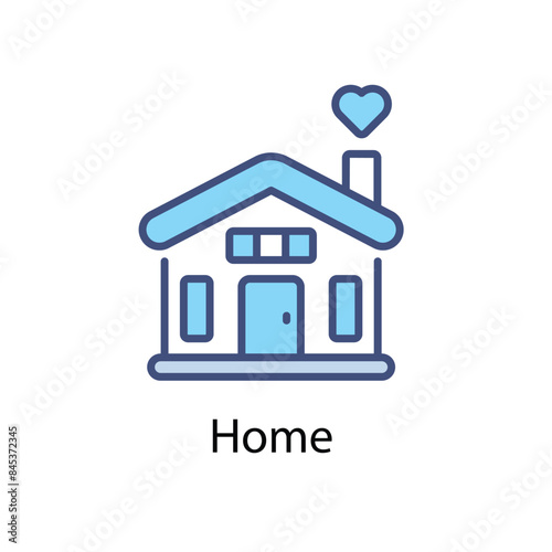 Home vector icon 