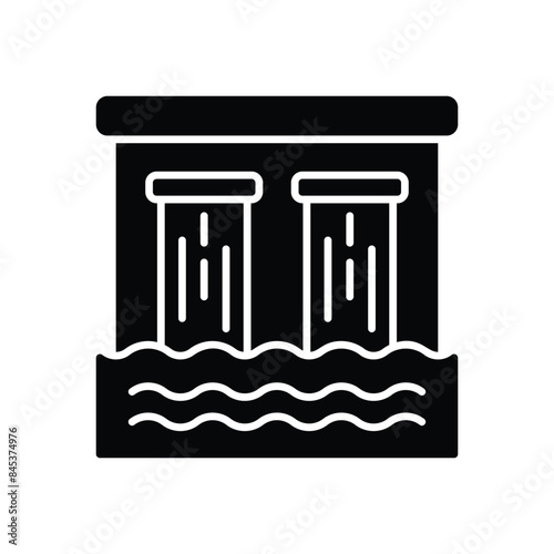 Dam vector icon