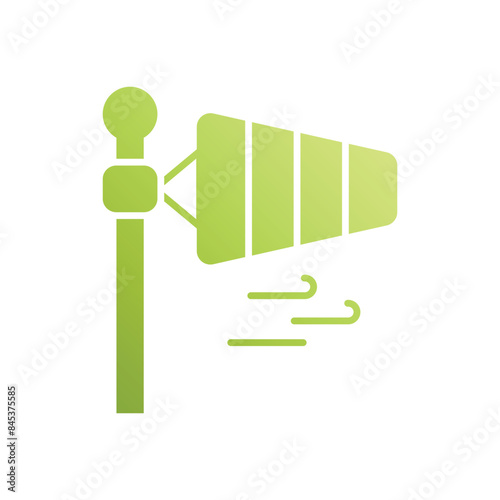 Windsock vector icon