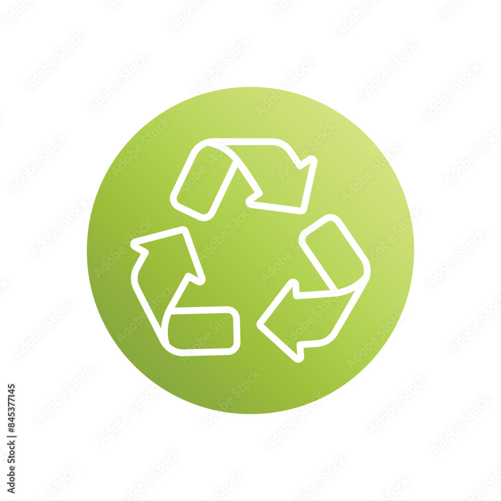 Recycling Symbol vector icon Recycling Symbol vector icon