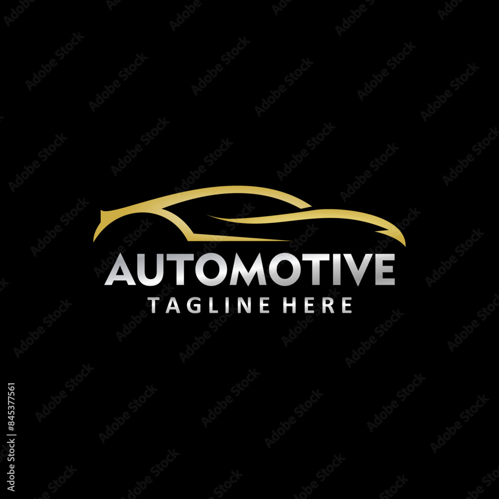 Golden sport car logo icons, marks, symbols for car companies Golden sport car logo icons, marks, symbols for car companies