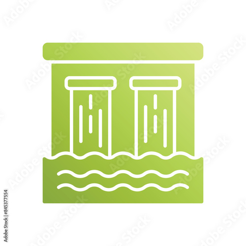 Dam vector icon