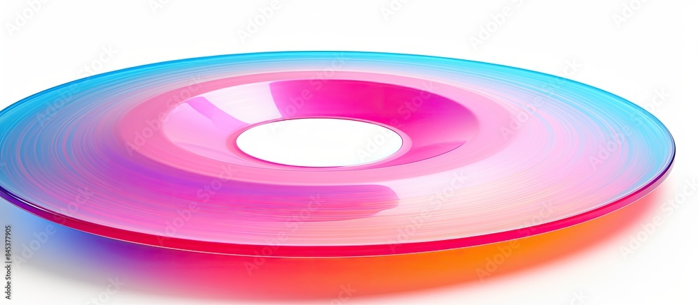 Frisbee disk on white background. Creative banner. Copyspace image Frisbee disk on white background. Creative banner. Copyspace image