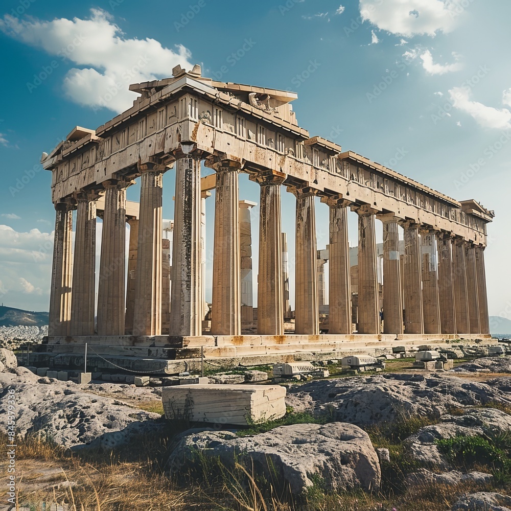 Obraz premium The Historical Monuments .Generative AI