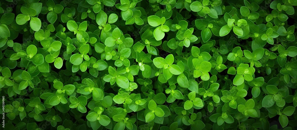 Fresh green tiny leaves texture background. Creative banner. Copyspace image Fresh green tiny leaves texture background. Creative banner. Copyspace image