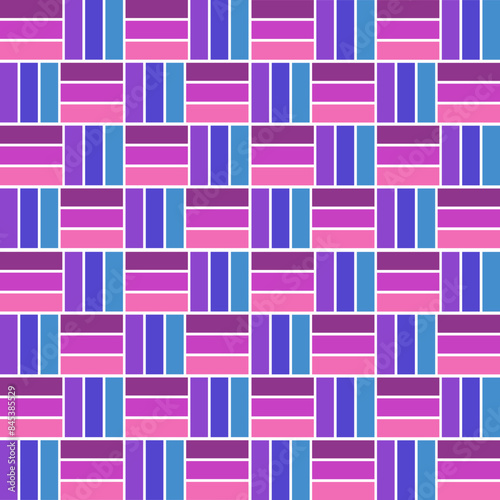 Geometric Retro Design Pattern Texture Wallart