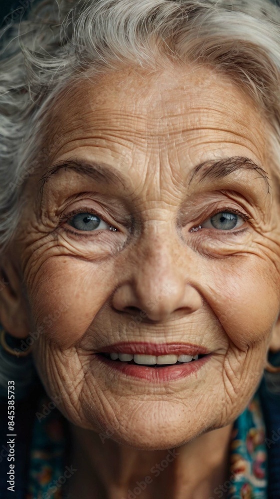 beautiful old woman close up photo beautiful old woman close up photo