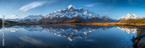 Experiment panoramic photography to capture the vastness of mountain landscapes stitching together multiple images to create immersive panoramas