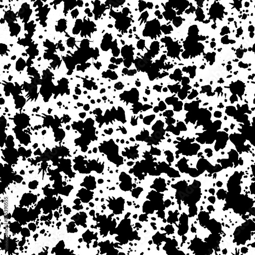 black and white seamless pattern