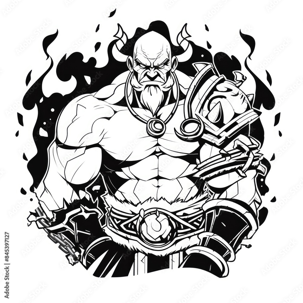 Fototapeta premium Cartoon Character