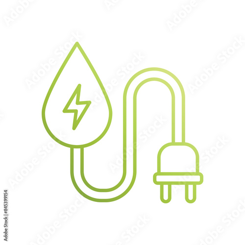 Water Energy vector icon