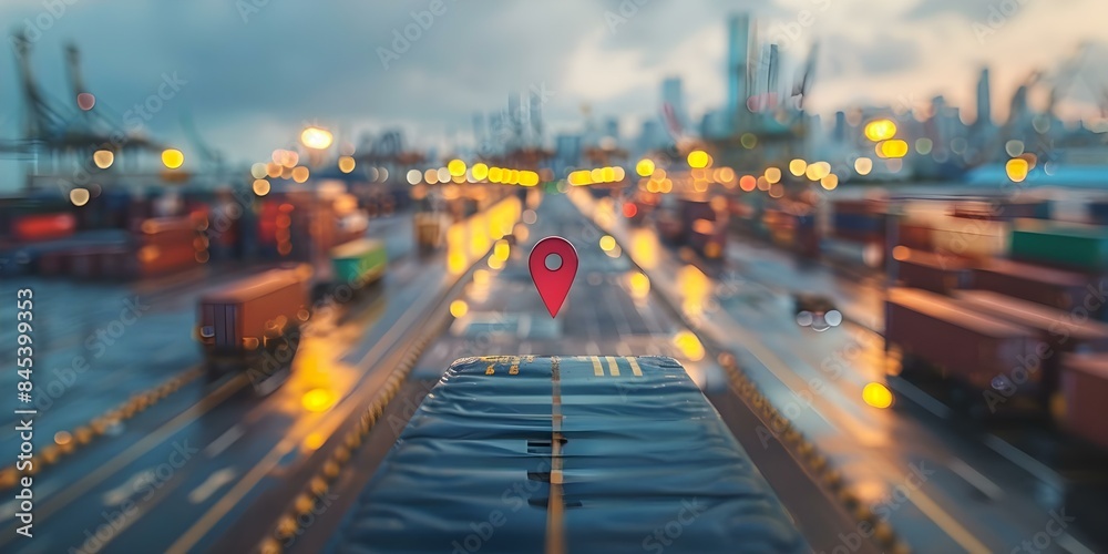 Realtime digital map tracking global supply chain for timely cos. Concept Global Supply Chain, Realtime Tracking, Digital Map, Timely Updates, Supply Chain Management Realtime digital map tracking global supply chain for timely cos. Concept Global Supply Chain, Realtime Tracking, Digital Map, Timely Updates, Supply Chain Management