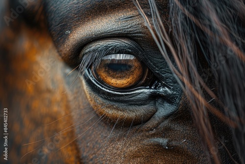 Eye of Arabian bay horse © Lubos Chlubny