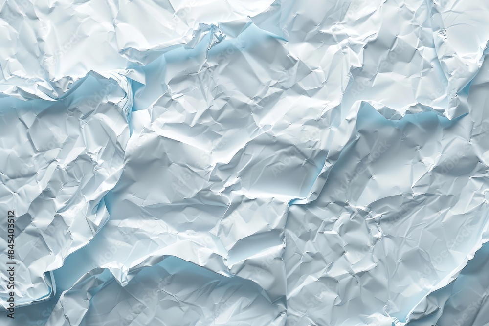 Fototapeta premium Crumpled white paper texture background