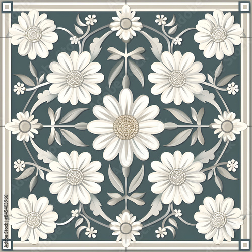 Wallpaper Mural wallpaper, tiles or carpet in a seamless pattern. Torontodigital.ca