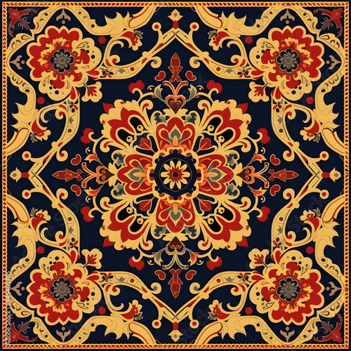 wallpaper  tiles or carpet in a seamless pattern.