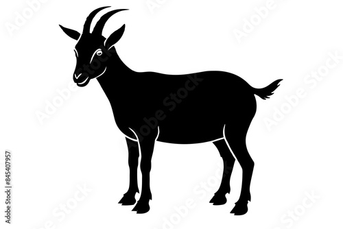 goat Silhouette vector illustration