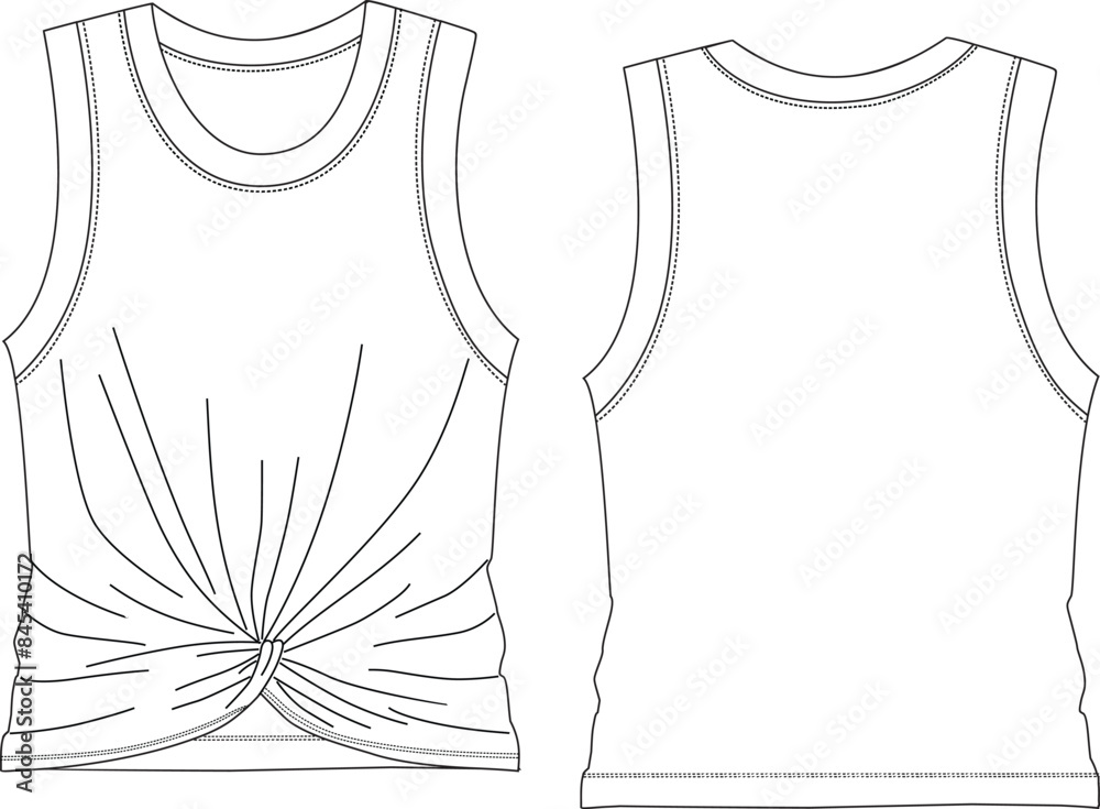 ladies tank top outline artwork Vector art ladies tank top outline artwork Vector art