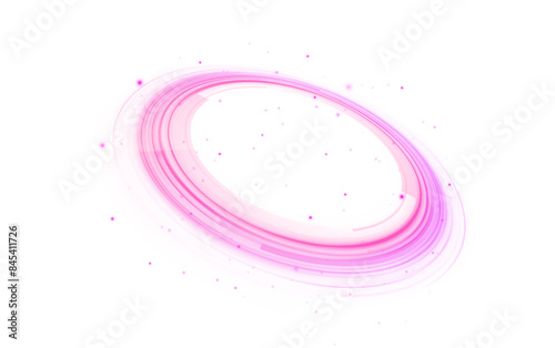 Abstract bright neon loop with transparency. Glowing spiral cover. Luminous green neon waves PNG. Neon light circle of speed in the form of a round whirlpool.	