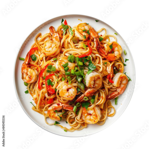 Plate of Shrimp Pad Thai St...