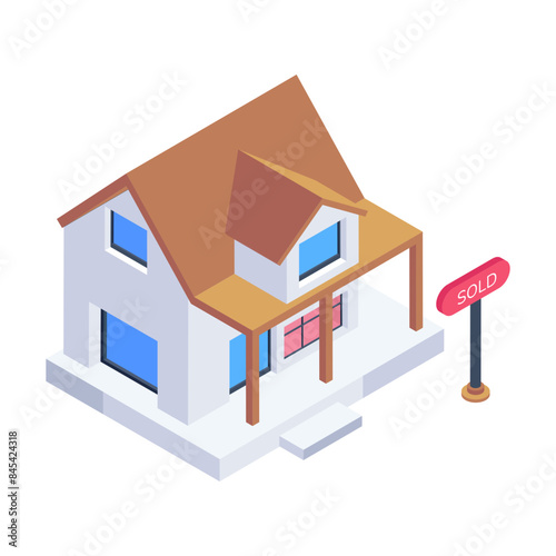 Isometric Icons of Resettlement
