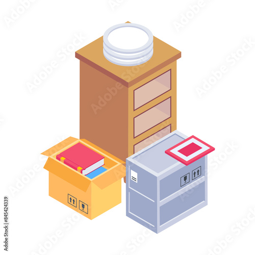 Isometric Icons of Resettlement
