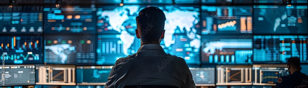Global E Commerce Sales Monitoring from Digital Command Center Global E Commerce Sales Monitoring from Digital Command Center