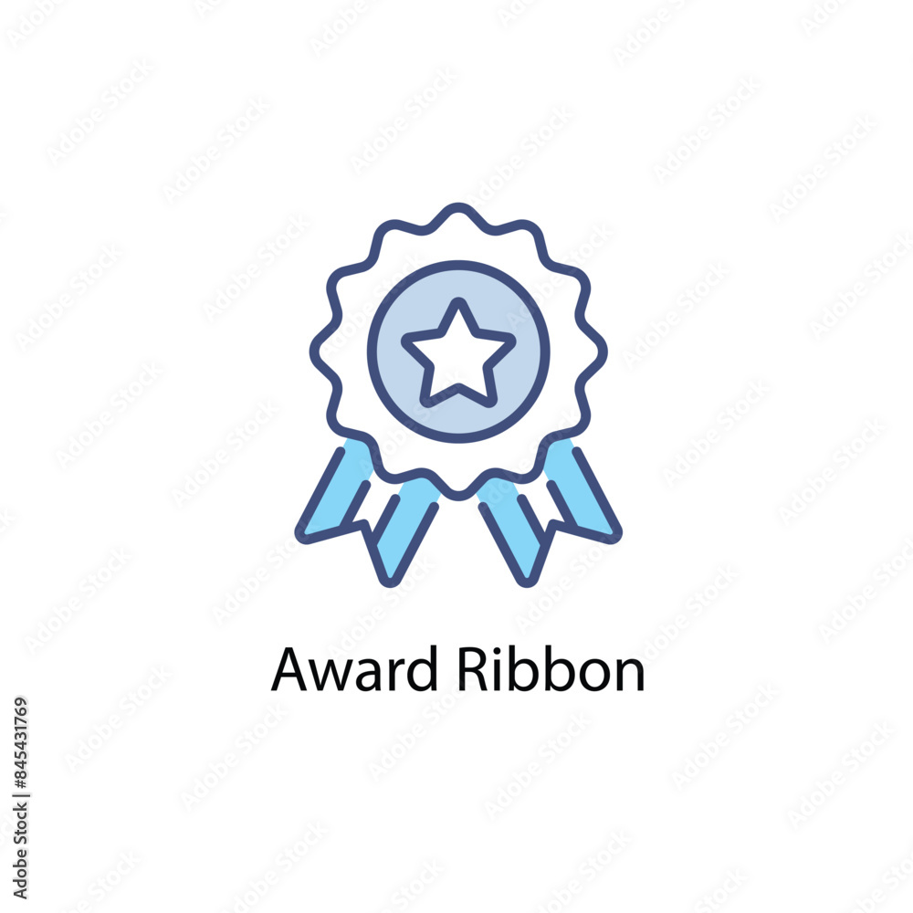Award Ribbon vector icon Award Ribbon vector icon