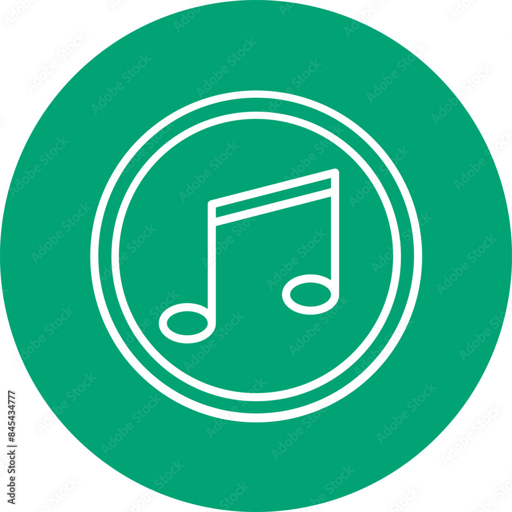 Music player line circle icon Music player line circle icon