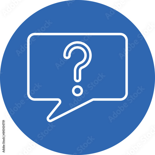 Help line circle icon