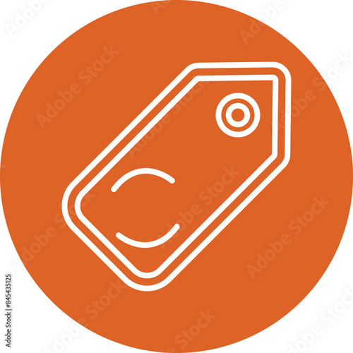 Tag line circle icon