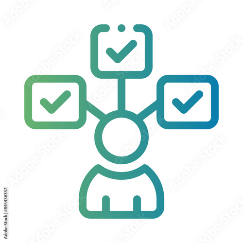 person gradient icon