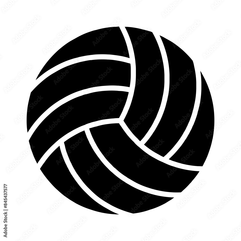 Volleyball set icon. Blue and yellow ball, sports equipment, game, competition, recreation, outdoor activity, team sport, athletic.