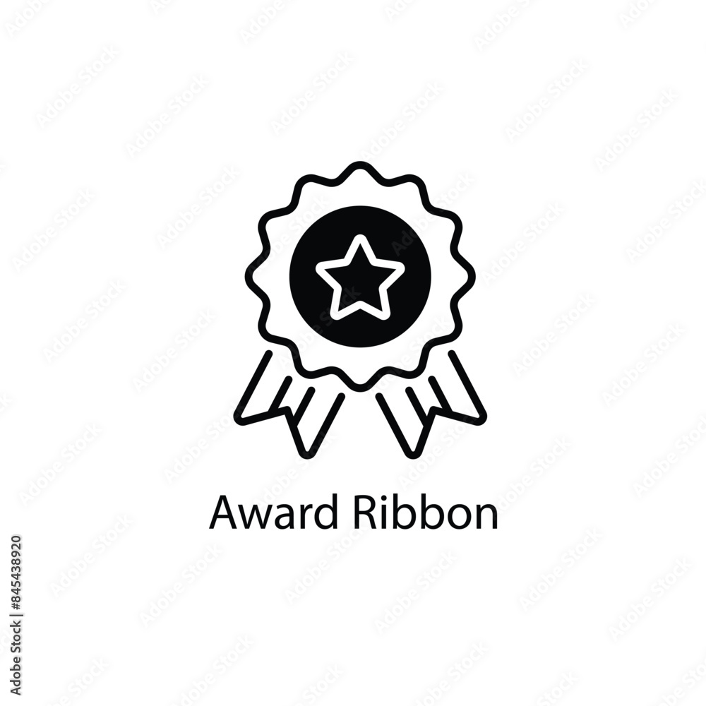 Award Ribbon vector icon Award Ribbon vector icon