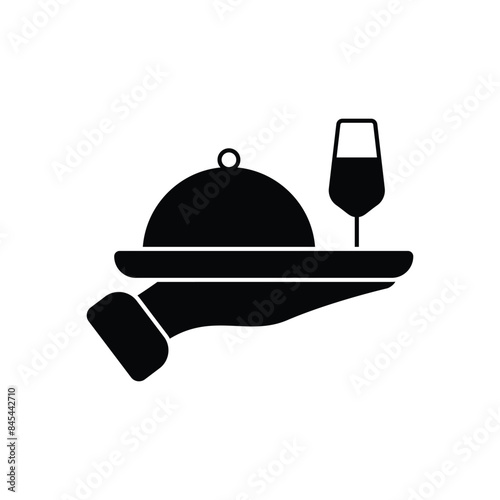 Room service vector icon