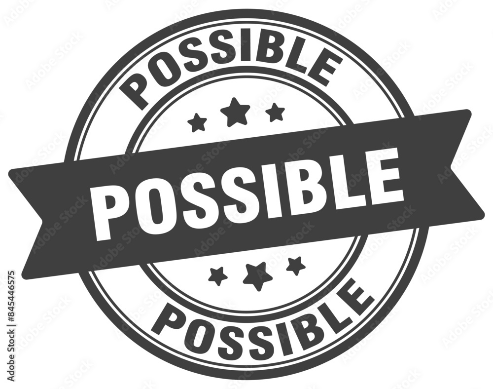 possible stamp. possible label on transparent background. round sign possible stamp. possible label on transparent background. round sign