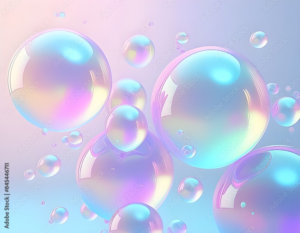 a series of bubbles with the background of the bubbles in the background.