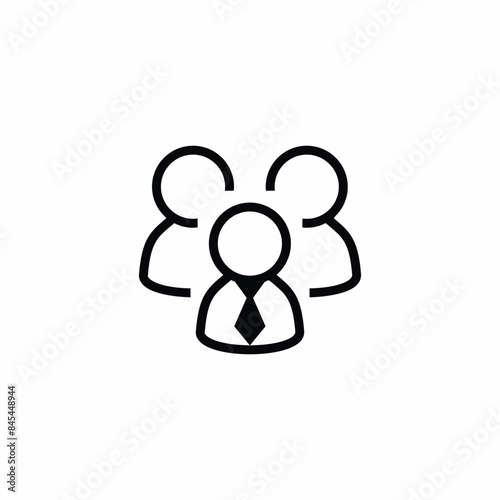 team lead leader group icon