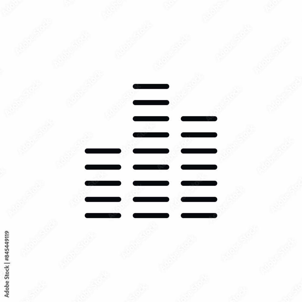 music sound equalization audio icon music sound equalization audio icon