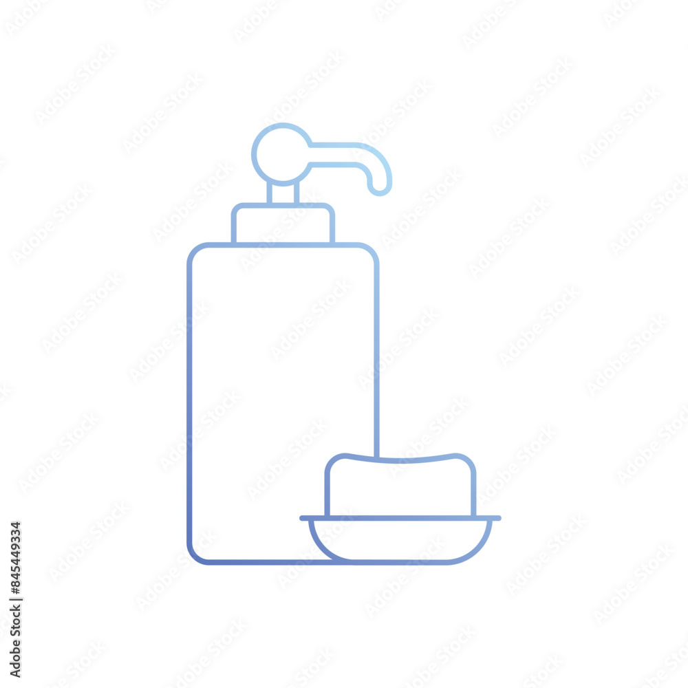 Obraz premium Toiletries vector icon