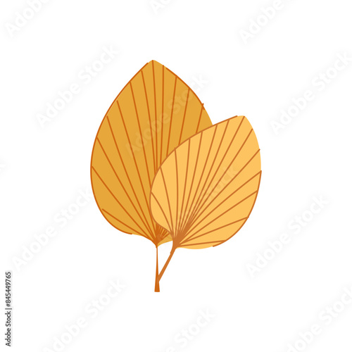 leaf gold leaves cartoon. en paper, texture foil, abstract glitter leaf gold leaves sign. isolated symbol vector illustration