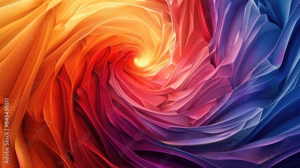 Spiraling gradient abstract pattern wall decoration Spiraling gradient abstract pattern wall decoration