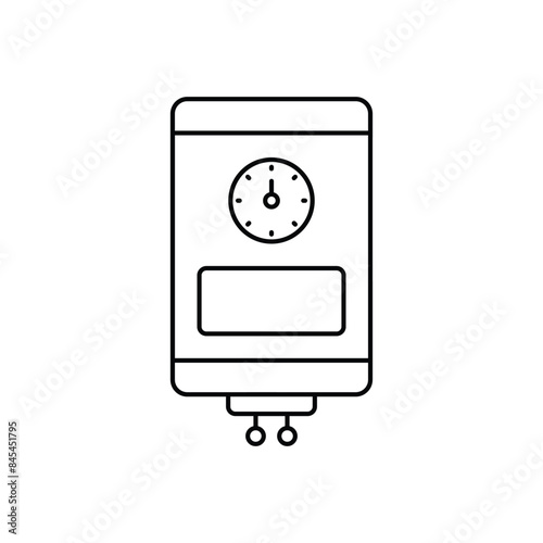 Water heater vector icon