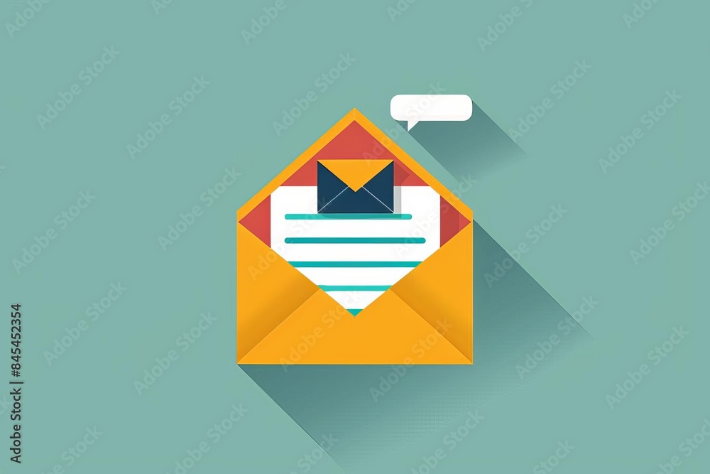 Software email marketing flat design front view automation theme animation triadic color scheme Software email marketing flat design front view automation theme animation triadic color scheme