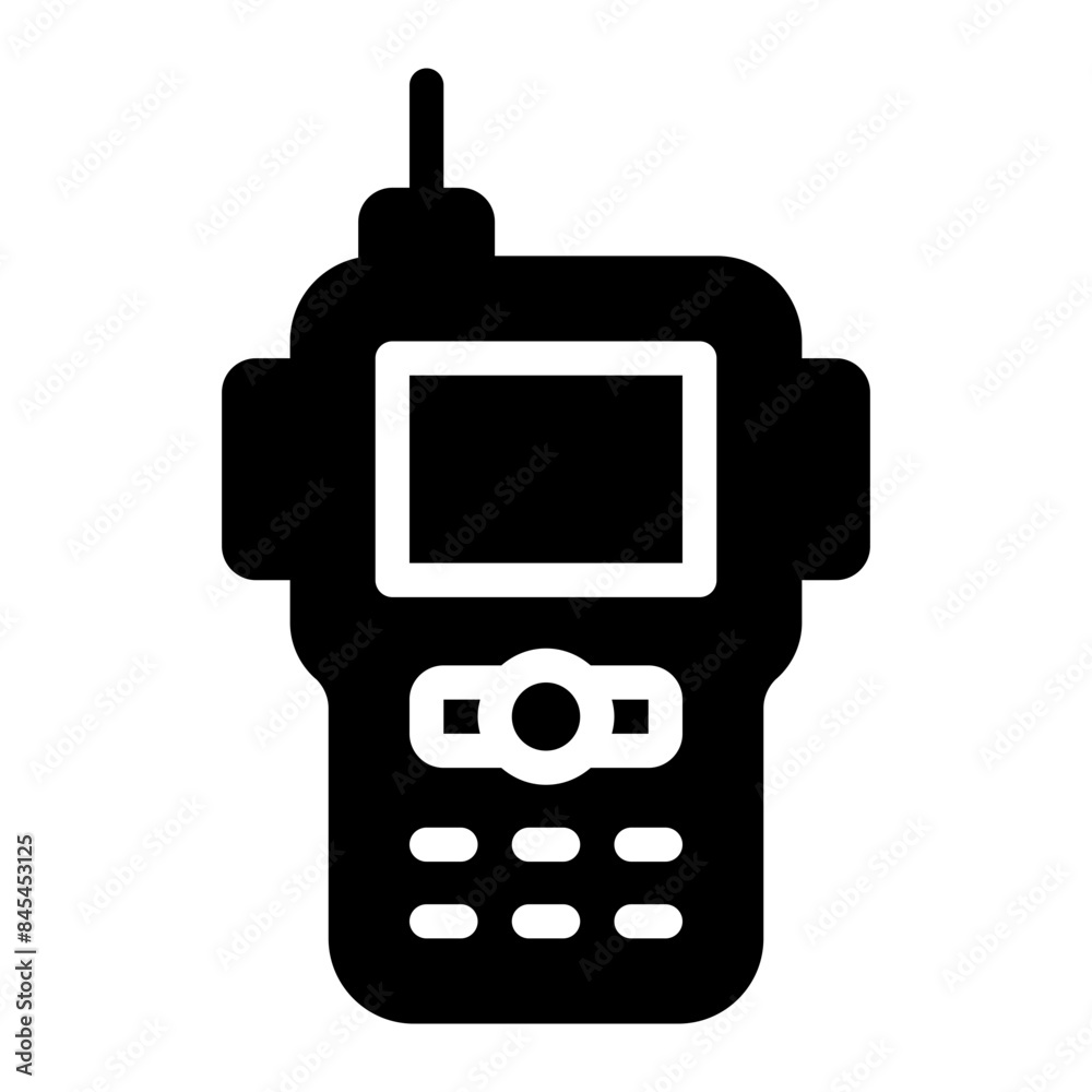 walkie talkie glyph icon walkie talkie glyph icon