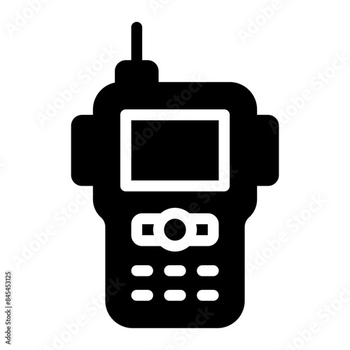 walkie talkie glyph icon