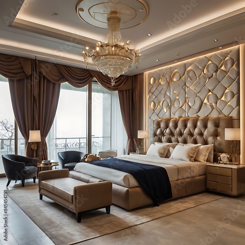luxurious royel bedroom photo