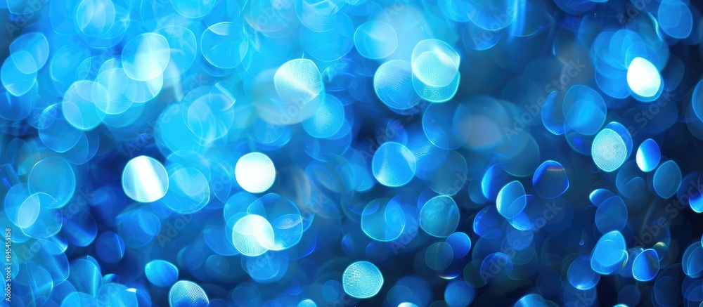 Abstract background of blurred blue lights Abstract background of blurred blue lights