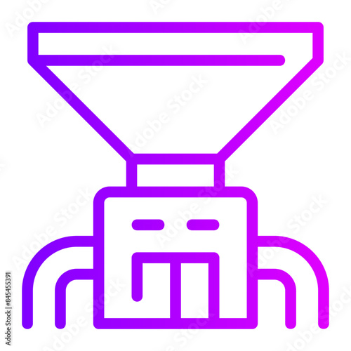 crusher gradient icon
